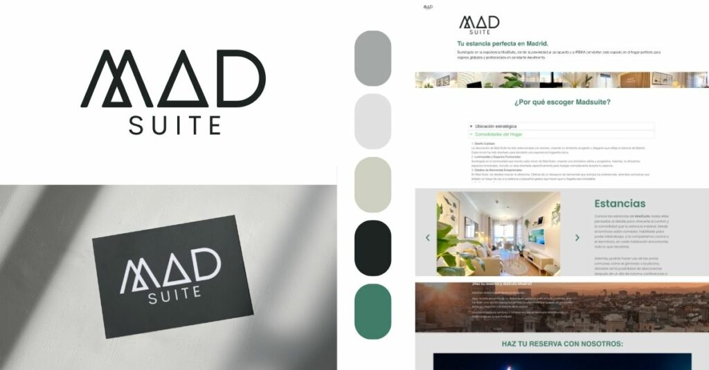 Madsuite proyecto Loppistudio branding y diseño web